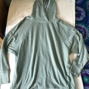 Aerie Oversized Sage Green Hoodie